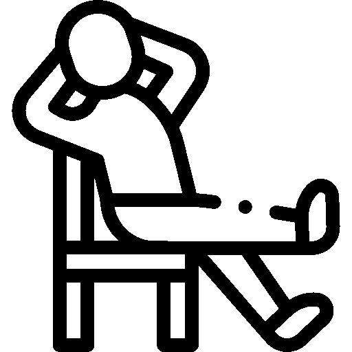 Comfort icon representing relaxation