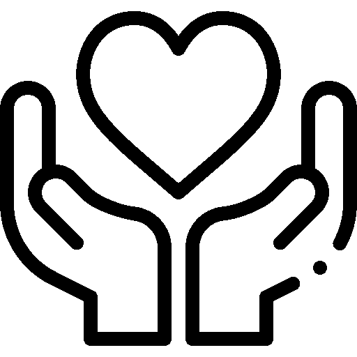Heart icon representing love