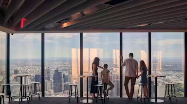 Melbourne Skydeck with panoramic city views